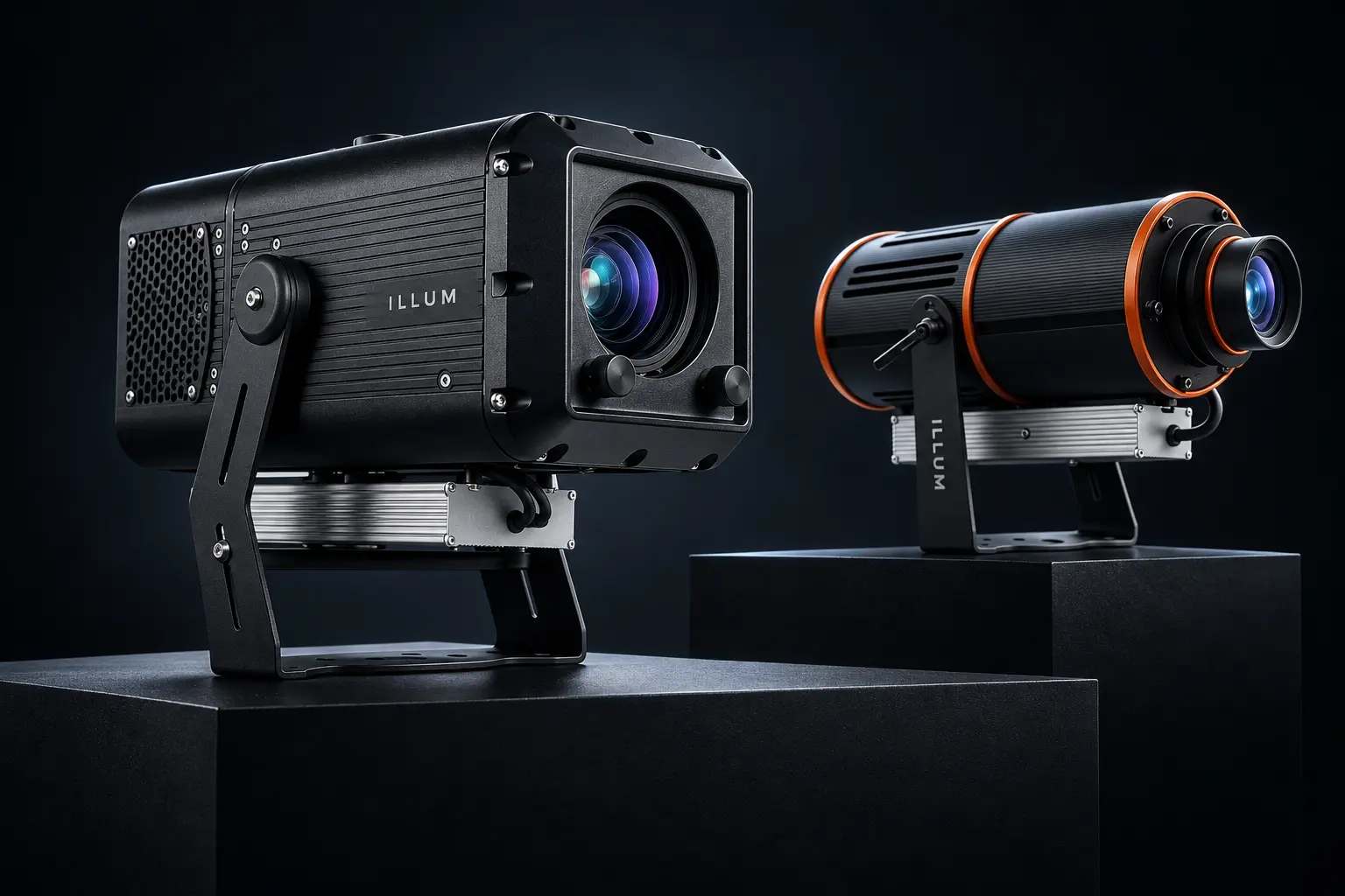 Два ГОБО-проектора ILLUM — студийная визуализация по фотографиям